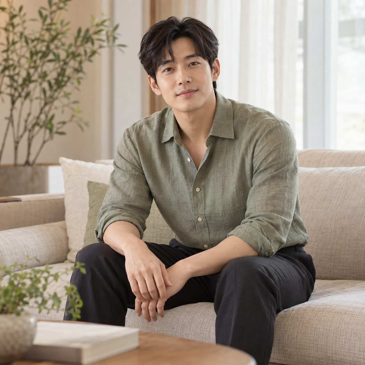 서울 여성전용마사지 안내를 위한 성인 남성 모델 이미지 - 스웨디시